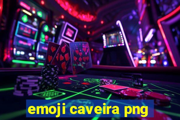 emoji caveira png